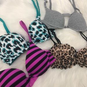 BUNDLE OF VICTORIA SECRET/PINK BRAS & BRALETTE